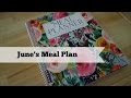 Junes monthly meal plan