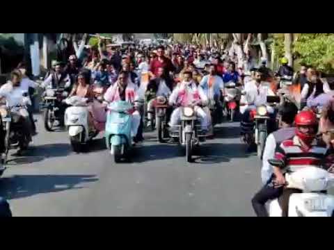 IYC President Shri #SrinivasBV joined massive bike rally