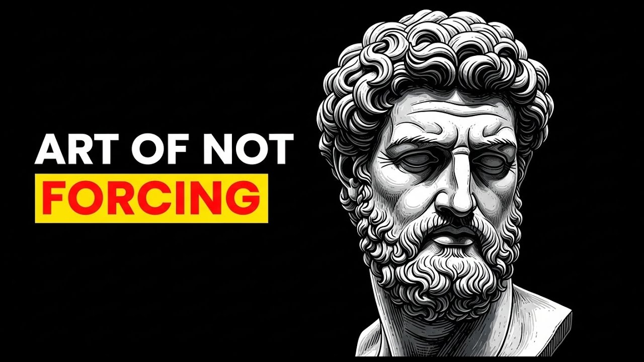 🔥 DON'T FORCE ANYTHING - The Art of Stoic Letting Things Happen | Stoicism