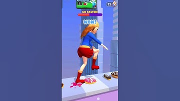 ASMR Tippy Toe Try Again |tippy toe3D  level 33 #Xshorts #tippytoe #satisfying#asmr