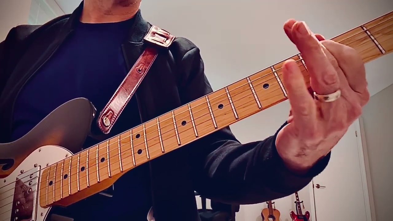 Low-Cal Blues Snack - (Simple, Tutorial, Guitar Riff)