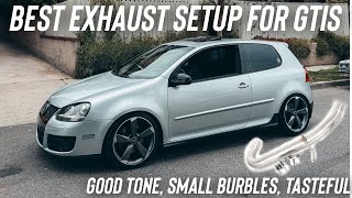 The is the BEST Exhaust for a Golf GTI! (ECS Resonator Delete Sounds PERFECT!)