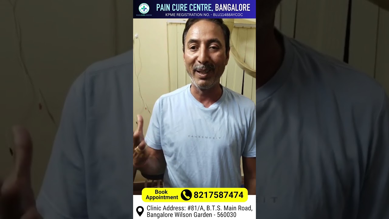 PAINCURE – Your Trusted Pain Relief Centre in Wilson Garden, Bangalore