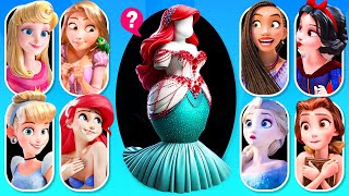 🔥 Guess the Character by Crown, Dress & Shoe #8 | Disney Princess Characters Quiz, Disney Song
