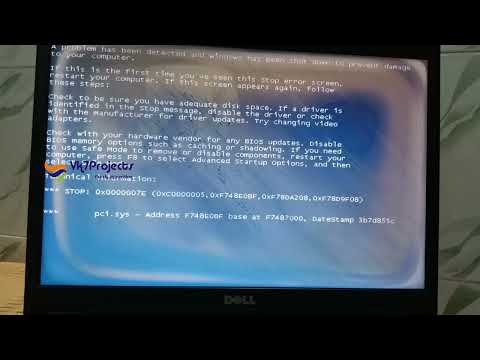 A Problem Has Been detected and windows has been shutdown prevent Damage to your Computer || Vk7pro
