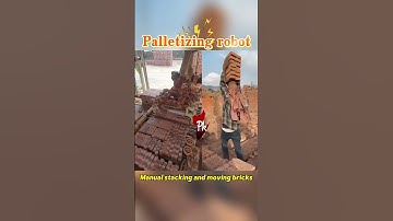 Palletizing robot #machine #factoryproducts #intelligence #automobile #industrialrobot #factory