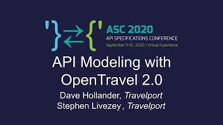 API Modeling with OpenTravel 2.0