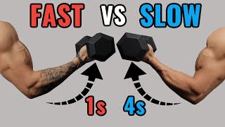 Slow Reps vs Fast Reps for Muscle Growth