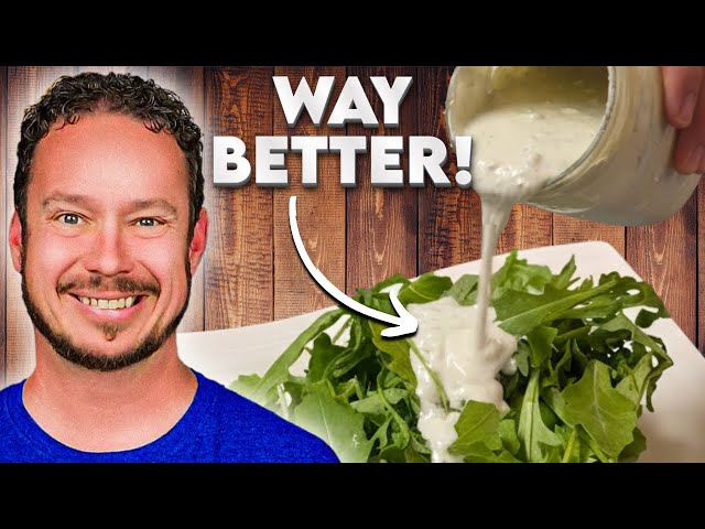 Easy Homemade Blue Cheese Dressing (Better Than ANY Store Bought!) - YouTube Easy Homemade Blue Cheese Dressing (Better Than ANY Store Bought!) - YouTube