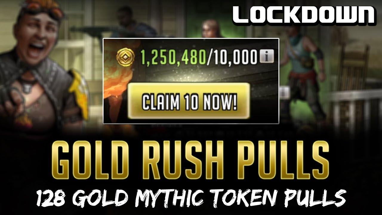 TWD RTS: Gold Rush Pulls! 128 Gold Mythic Token Pulls - The Walking Dead: Road to Survival