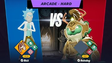 MultiVersus Arcade Mode Gameplay (Hard) with Rick