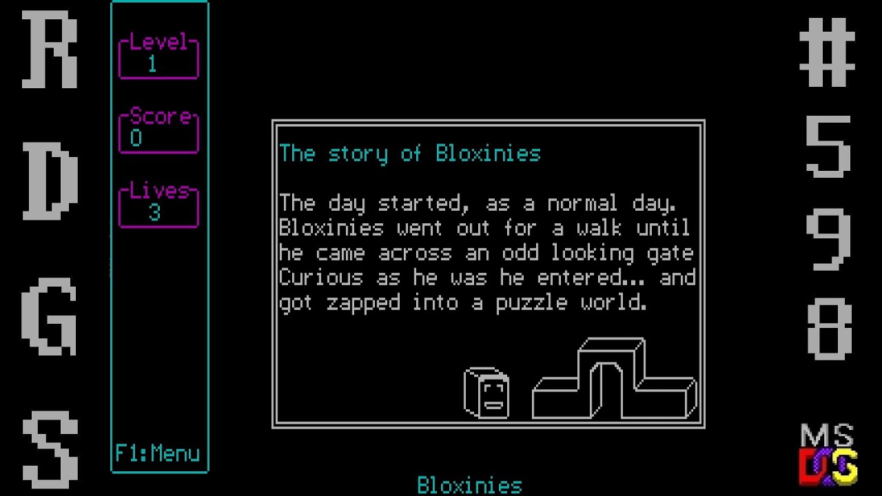 Random DOS Game Show #598: Bloxinies (2013) - YouTube