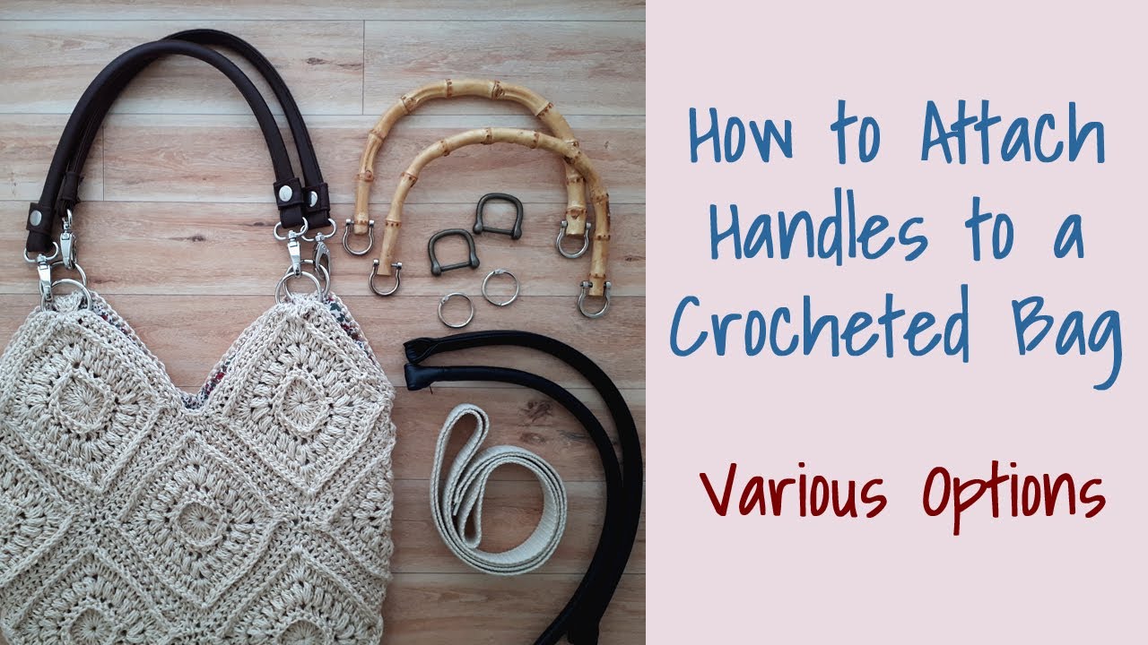 How to Crochet Handbag Handles - Naztazia ®