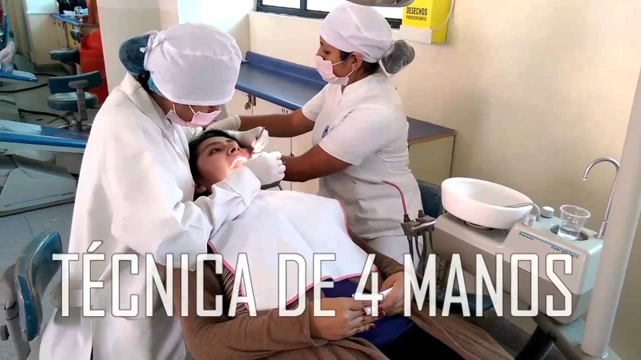 Técnica de 4 manos - UCSM - Facultad de Odontología - con bloopers
