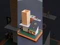 Building a Modern Miniature House Step by Step #MiniatureArchitecture #ModelBuilding #TinyHouse