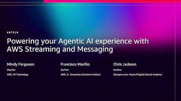 AWS re:Invent 2025 - Powering your Agentic AI experience with AWS Streaming and Messaging (ANT310)