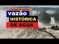 CATARATAS DO  IGUAÇU VAZÃO HISTÓRICA PEGAMOS O INÍCIO.