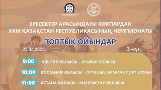 Кызылорда каласы Чемпионат 2024ж Акмола обл СКО 1 тайм