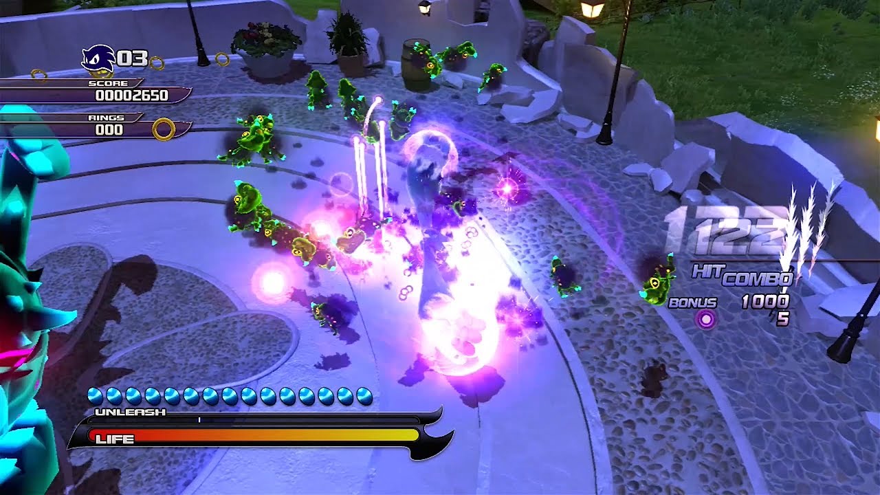 Sonic Unleashed 60FPS - Werehog ALL Moves / Max Level