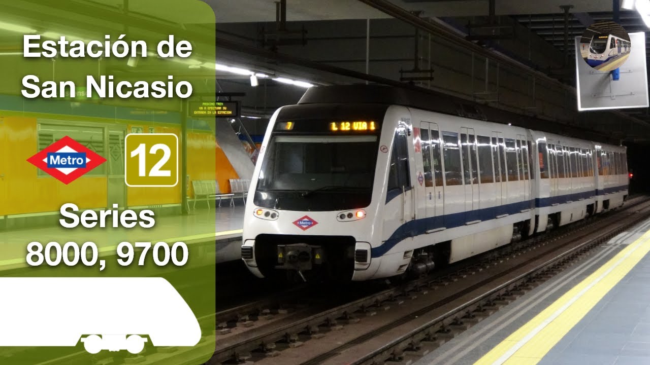 Circulaciones por la estación de San Nicasio L12 | Metro de Madrid