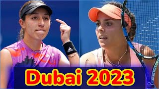 Viktoriya Tomova vs Jessica Pegula .. Full Match Highlights .. R2.. Dubai 2023