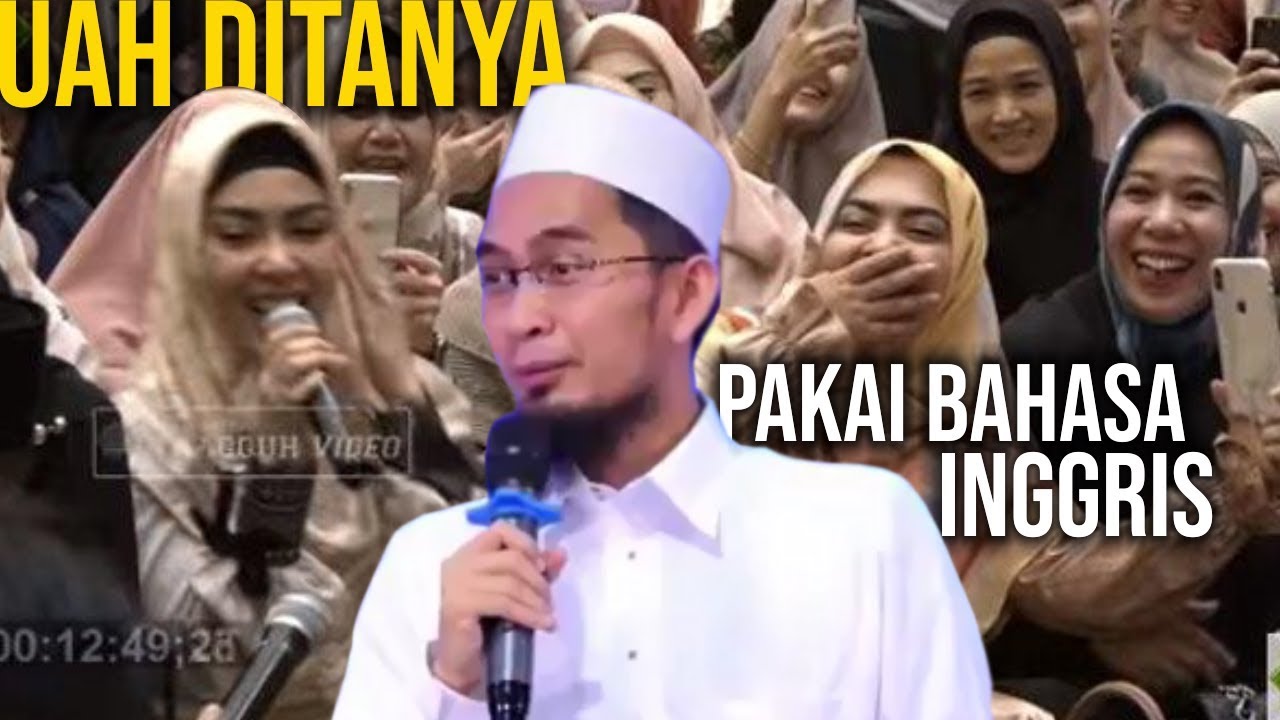CERDAS‼️ Ditanya Pakai BAHASA INGGRIS, Lihat jawaban Ust. Adi hidayat LC MA