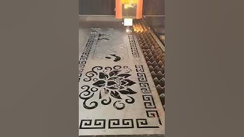 laser  fiber cnc # hoa văn hoa sen chữ vạn # đẹp mê ly