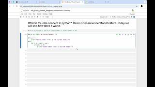 What is for-else concept in python This is often misunderstood feature. Will see, how does it works