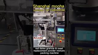 #fruit #cereal #diet #meal replacement #powder #MRP #sachet #packing machine #VFFS #bagging#machine