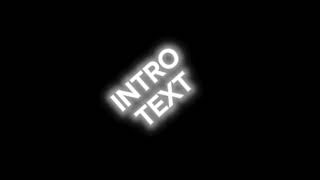 My intro and outro test
