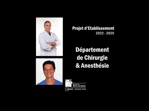 Département de Chirurgie & Anesthésie - Projet Médico-Scientifique 2022 - 2026