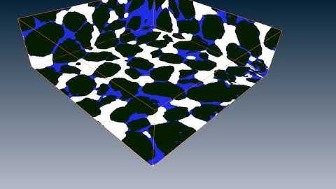 X-ray tomography: Liquid phase distribution in porous media