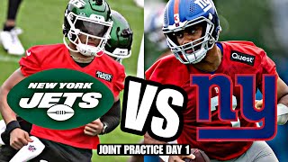 NY Giants vs NY Jets FULL Joint Practice DAY 1 HIGHLIGHTS: Justin Fields , Russell Wilson + MORE! 