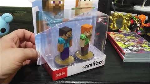 Amiibo Collecting - Steve/Alex + Splatoon 3