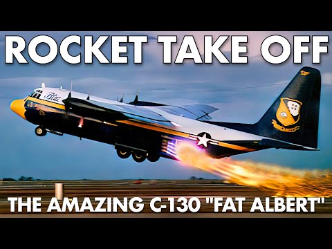 Rocket Take Off | The Amazing C-130 "Fat Albert" | One Of The Last Jet Assisted Take Off Videos