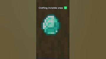 How to craft invisible item frames ✨