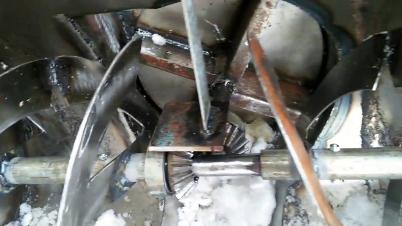 Homemade snow blower 28inch YouTube