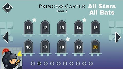 WALKTHROUGH TRICKY CASTLE LEVEL 11 - 20 ALL STARS AND BATS