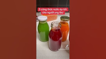 Nước ép tốt cho người ung thư có trong sách nước ép trị liệu #emmaphamkitchen #cancer #juice