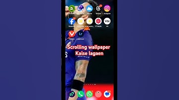 how to set scrolling wallpaper in mi | scroll with home screen wallpaper ser | scrollingphoto