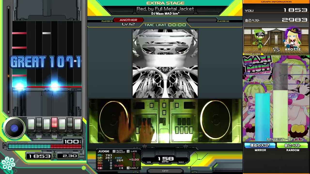 beatmania IIDX】Red. by Full Metal Jacket / DJ Mass MAD Izm* - YouTube