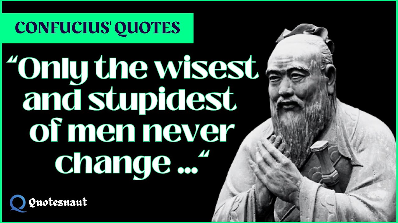Confucius' Quotes That Will Assist You Throughout Your Life - YouTube