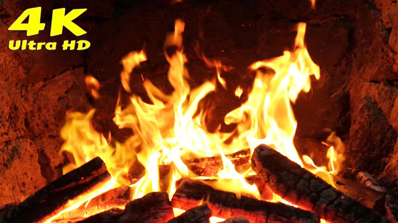 🔥 4K Fireplace Video for SleepOutdoor fireplace ambience. Fireplace Sounds for Winter Dreams