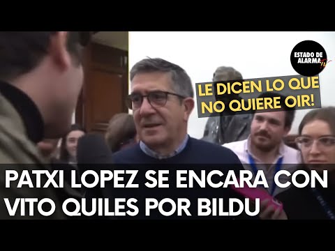 ENCONTRONAZO entre VITO QUILES y PATXI LÓPEZ por la RENDICIÓN del PSOE a BILDU
