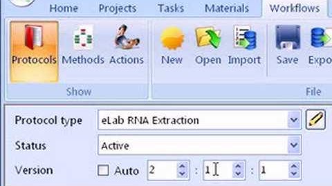 eLab - Workflow