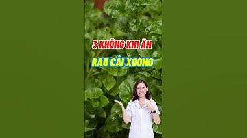 3 Không Khi Ăn Rau Cải Xoong #dsdaiminh #health #shorts #dinhduong