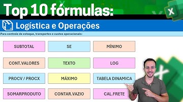 Top 10 Fórmulas Excel para Logística e Operações | Planilha Grátis
