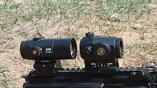SCRAPPER 1x25 SOL Red Dot and PARAGON 5x30 Micro Magnifier from Vector Optics on the TG-2 03 366 TKM