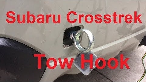 Subaru Crosstrek Tow Hook