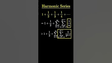 Proof Of Divergence Of Harmonic Series